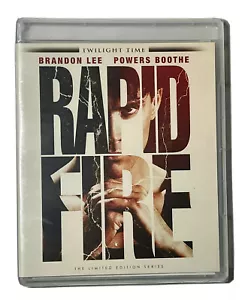 RAPID FIRE Blu-ray (1992) Brandon Lee - Twilight Time Limited Edition OOP - Picture 1 of 2