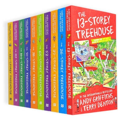 The Treehouse Collection 10 Books Box Set By Andy Griffiths | Andy Griffths NEW