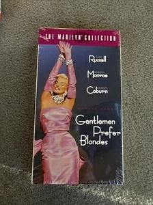 Gentlemen Prefer Blondes (VHS, 1953) Marilyn Monroe, Jane Russell - Sealed - Foto 1 di 2