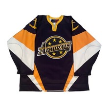 Vintage Authentic SP Norfolk Admirals AHL Hockey Jersey Yellow Men’s Size 52