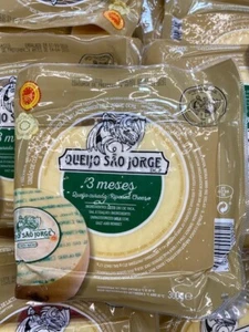 Portuguese Hard Cheese 3 Month Cured HandMade Cow Queijo São Jorge 300 Gr - Picture 1 of 1
