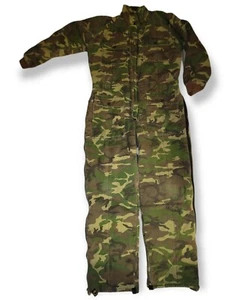 Vintage Insulated Padded Coveralls Camouflage- Hunting, Hiking, Camping, Fishing - Picture 1 of 8