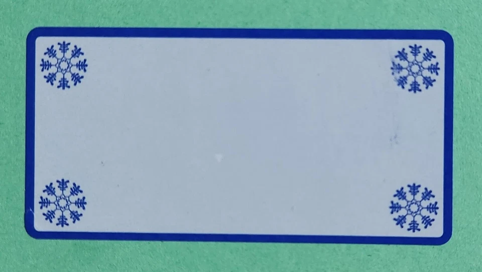 1000 Etiketten Klebeetiketten 30x60mm Tiefkühletiketten Gefrieretiketten Etikett - Bild 1 von 1