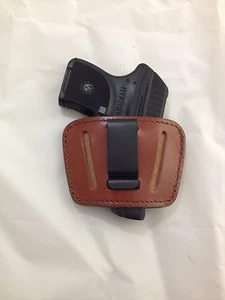Leather Concealment Holster - RUGER LCP / LCP MAX,  KEL-TEC P32/ P380 ... (#036) - Picture 1 of 18