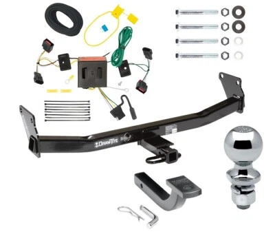 Enganche de remolque para Jeep Patriot 08-17 paquete con kit de barra de tracción de cableado y bola de 2" Foto 1 de 4