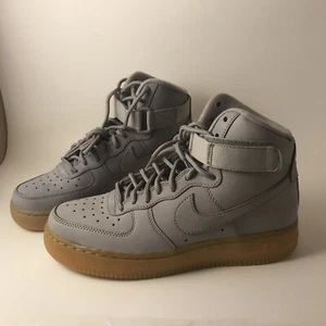 Nike Air Force 1 High WB GS “Medium Gray” Size 5 Y / Women’s 6.5 922066-002 - Picture 1 of 5