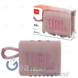JBL GO 3 SPEAKER BLUETOOTH WATERPROOF IP67 CASSA ALTOPARLANTE PORTATILE ROSA - Zdjęcie 1 z 3