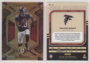 2021 Panini Gold Standard Rose Gold /25 Calvin Ridley #4