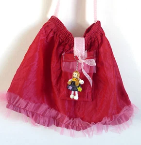A SPECIAL PINK HANDMADE QUILTED BAG FOR A BALLET DANCING... - Picture 1 of 12