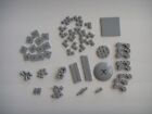 Mixed Lot Of 68 Pieces Lego Light Gray Parts Tiles Bricks ~~ Free Shipping