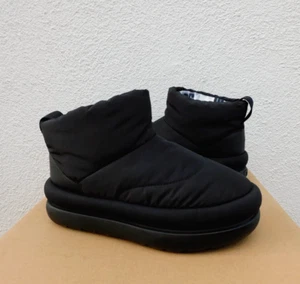 UGG BLACK CLASSIC MAXI MINI WINTER SNOW ANKLE BOOTS, WOMEN US 10/ EUR 41 ~NIB - Picture 1 of 5