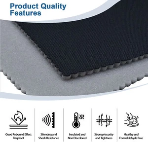 200cm Scrim Foam Backed Texture Faux Leather Headlining Boat Car Camper Material - Picture 1 of 6