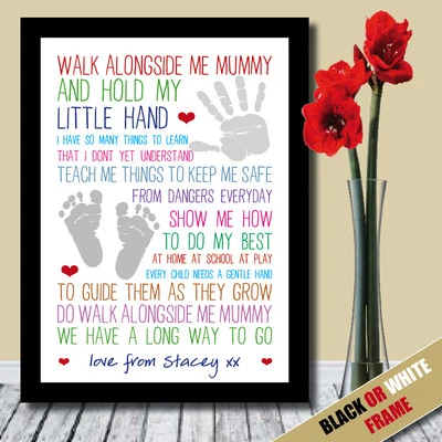 BOBBLE FROG Christmas Birthday Mothers Day Gift MUM MUMMY NANNY NANA GRANNY Frame Print 15