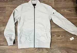 NWT Men's Bomber Jacket Edgar + Ash Gray Size Small New - Picture 1 of 7