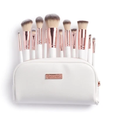 BH Cosmetics Rose Romance 12 piece brush set with Cosmetic Case - Image 1 of 2