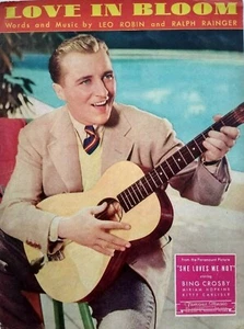 Love in Bloom 1934 Bing Crosby She Loves Me Not Movie Vintage Noten - Bild 1 von 3