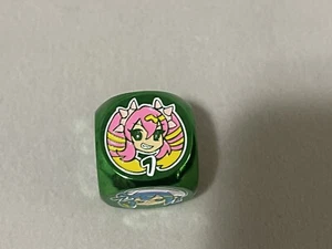 Amanda Lapalme Mana Moon Live Twin Evil Twin Chipless Metal Dice Green Yugioh X1 - Picture 1 of 7