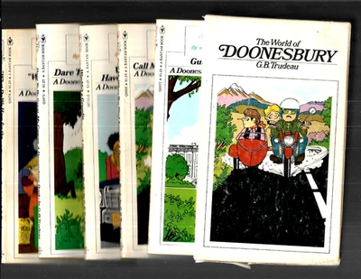 The World of Doonesbury (5 Volume Boxed Set) by Garry Trudeau (Paperbacks, 1976) - Image 1 of 4