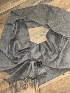colombo cashmere scarf grey - Picture 1 of 6