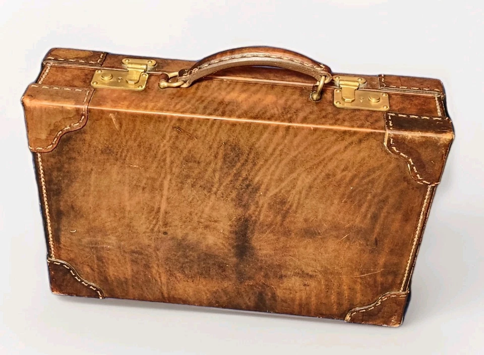 Винтажный Mcm сделано в Италии для Abercrombie & Fitch кожаный портфель 17 «X 12» X 4,5» - Изображение 1 из 4