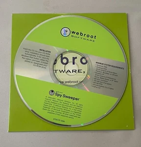 Webroot Spy Sweeper Internet Security PC Anti Virus Removal CD 2003-2007 - Picture 1 of 9