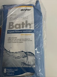 New Sealed Stryker Sage Comfort Bath Cleansing Washcloths 4 Packages - Picture 1 of 4