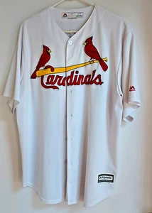 St. Louis Cardinals MLB Baseball White Jersey Majestic - Martinez 18, XL - Picture 1 of 13