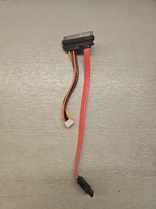 SATA 22 Pin 7+15 Combo Cable HDD Hard Drive Data 4 Pin Power Supply Adapter - Picture 1 of 4