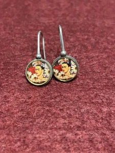Frida Kahlo Ohrringe in Sterlingsilber von Tartex - Bild 1 von 4