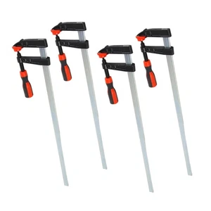 Juego de abrazaderas de barra de carpintería de alta resistencia F 80 mm x 600 mm kit de herramientas hágalo usted mismo - Imagen 1 de 12