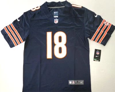 Camisetas para hombre Caleb Williams #18 Bears cosidas en azul marino Foto 1 de 2