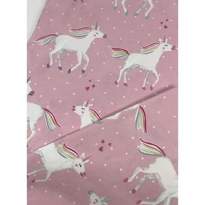 Funda nórdica Pottery Barn Kids unicornio arco iris rosa DOBLE con 2 fundas de almohada Foto 1 de 4