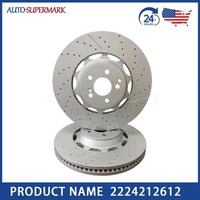 For 2014-2020 Mercedes-Benz S63 AMG Front Brake Pads & Rotors Set - Image 1 of 4