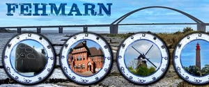 Foto Magnet Fehmarn Collage Fotomagnet Kühlschrankmagnet Souvenir - Bild 1 von 1