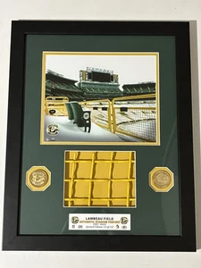 Lambeau Field Packers Game Used Fencing 1957-2022 Gate Aaron Rodgers 12/157 - Picture 1 of 11
