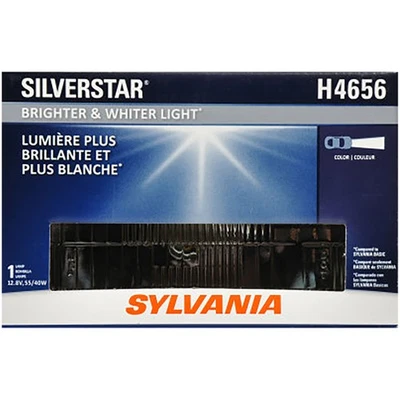 SYLVANIA H4656 SilverStar Sealed Beam – Brighter Halogen Headlight (1 Bulb) - Image 1 of 4