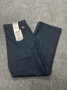 Pantalón de Trabajo Dickies Genuino Flex Calce Relajado Azul Marino Hombres Talla 40x32 Pierna Recta - Imagen 1 de 12