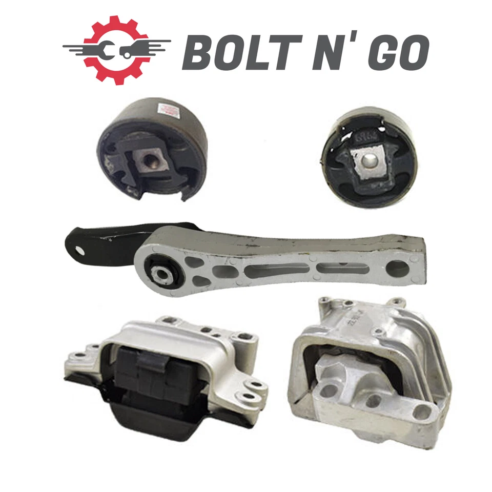 Montaje de motor y transmisión de 5 piezas para Audi A3/Volkswagen GTI 2006-2013 2,0 L Foto 1 de 4