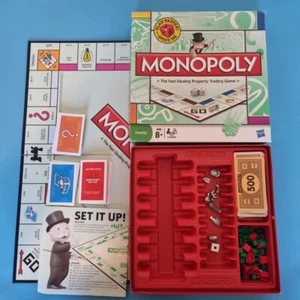 Monopoly Property Trading Board Game With Speed Die 2008 By Hasbro Complete & GC - Picture 1 of 19