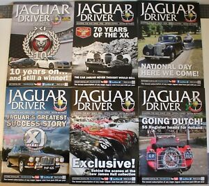 6 no. Jaguar Driver Magazines July to December 2018