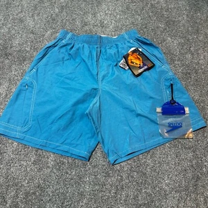 NEU Speedo Badeshorts Herren mittelblau gefüttert wasserdicht Tasche Kordelzug - Bild 1 von 13