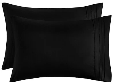 2X Fronhas de Microfibra Ultra Macias Série 1800 King Queen Sizes - Imagem 1 de 4