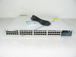 Cisco C9300-48P-E Catalyst 9300 48-Port PoE Switch w/ Power - 1 Year Warranty - Picture 1 of 2