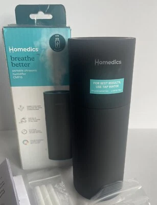 Homedics UHE-CMP15-BK Total Comfort Portable Ultrasonic Humidifier, Black, NEW - Image 1 of 4