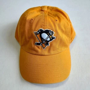 Pittsburgh Penguins 47 Brand Clean Up Hat Strapback Yellow NHL Unstructured Cap - Picture 1 of 8