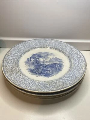 Set Of 4 Antique 1840’s Ridgway and Morley England - “Nice”Pattern 10.5” - Image 1 of 4