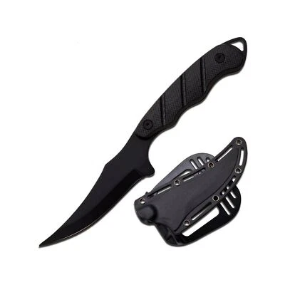 CUCHILLO DESOLLADOR DE CAZA HOJA FIJA TÁCTICO OJO DE SERPIENTE NUEVA LLEGADA CON NYLON Foto 1 de 3