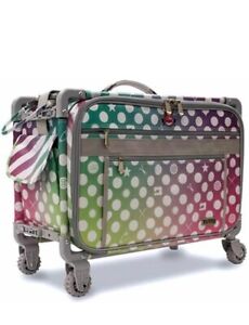Tula Pink Large Tutto Rolling Case Trolley For Sewing Machine! Great For Classes