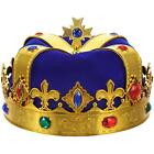 Casquette costume de fête cosplay King Crowns hommes Royal King Crowns accessoires