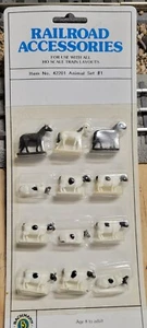 Bachmann HO Scale 42201 Animal Set #1 NIP NOS HORSES and COWS - Picture 1 of 3